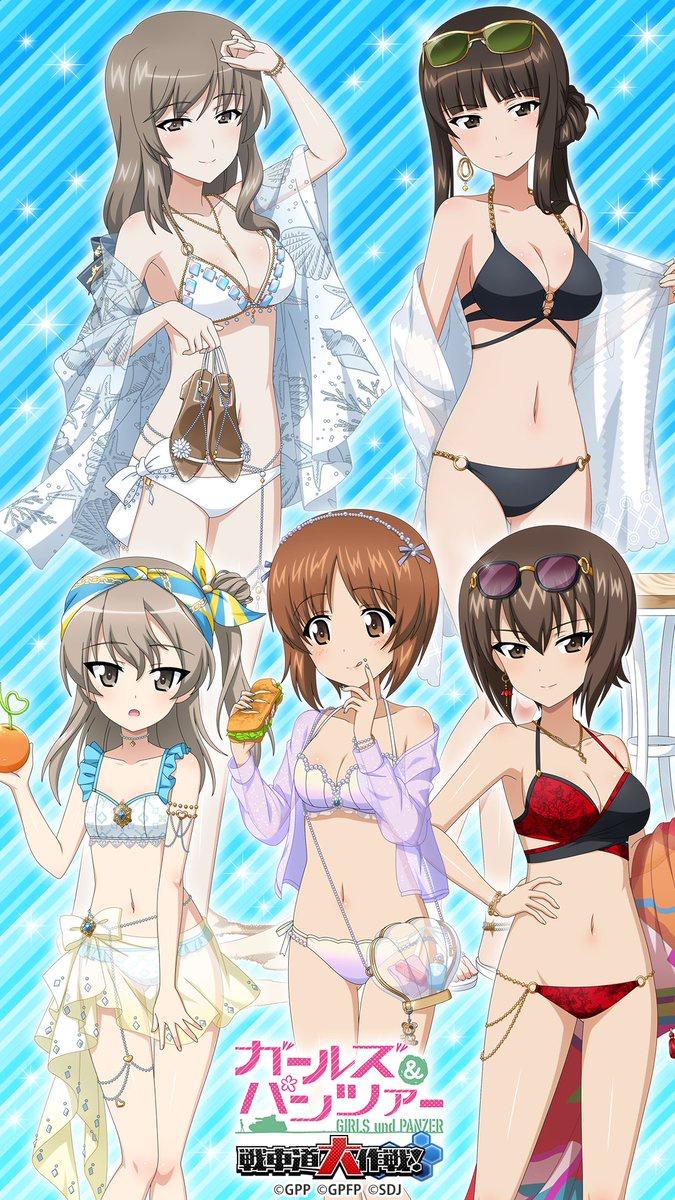 【画像】ガルパン、今年のふしだら母娘たちの水着姿がガチでシコいｗｗｗのトップ画像